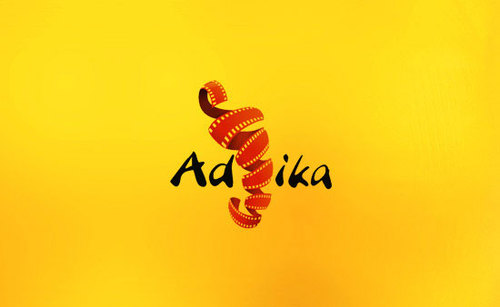 ブランド解釈ロゴのフォントと色の組み合わせ