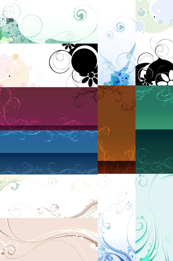 シンプルなファッション パターン ベクター材料