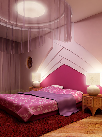 暖かいトーン紫部屋画像素材 無料素材イラスト ベクターのフリーデザイナー