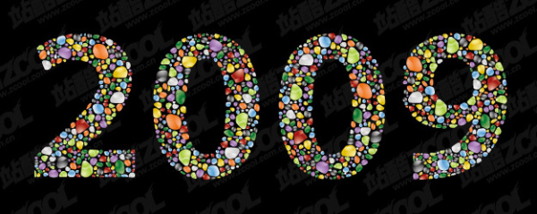 宝石素材 2009年ベクターから成る