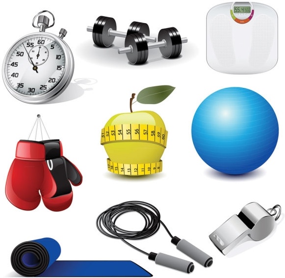 スポーツ機器 02 ベクター無料ベクター 4.06 MB