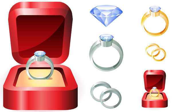 結婚指輪のベクター 無料素材イラスト ベクターのフリーデザイナー