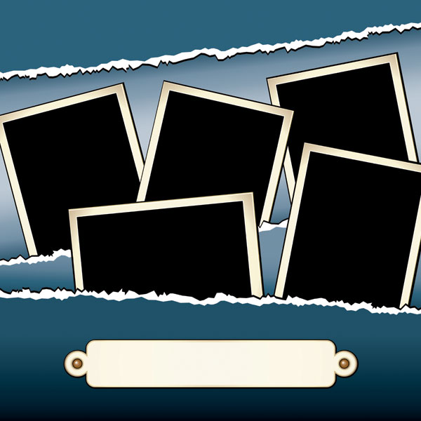 アルバムのテンプレート ベクター材料