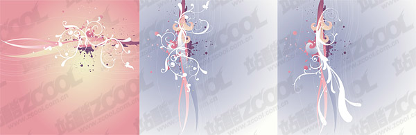 ベクター素材とインク パターン