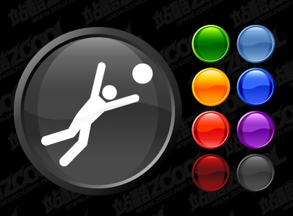 カラフルな丸いボタン結晶材料