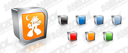 三次元ベクター アイコン素材