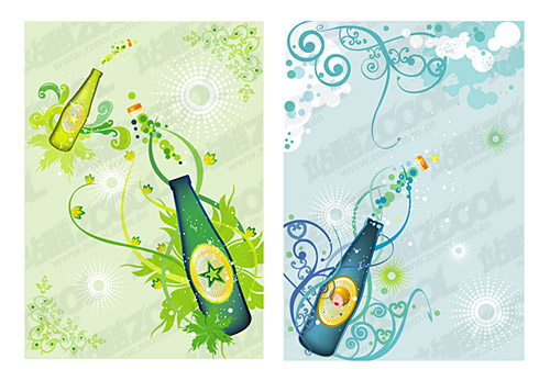 ボトル キャップ パターン ベクターをオフ