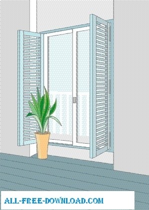 ルーム 043 ベクター風景 - 無料ベクターをベクターします。