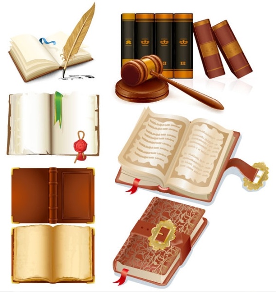 書籍無料ベクターのベクター 5.55 MB