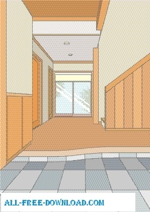 ルーム 025 ベクター風景 - 無料ベクターをベクターします。