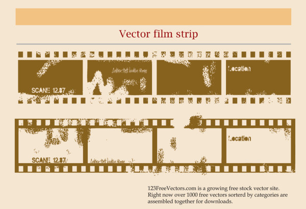 まだらにされた古いフィルム ベクター