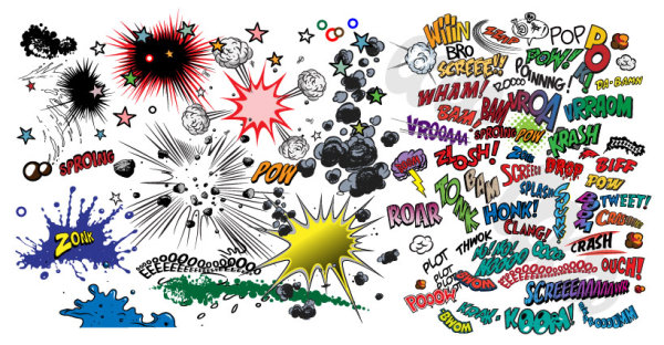 ベクター漫画の要素