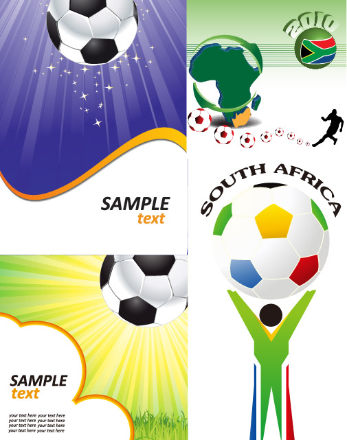 フットボール テーマのベクター