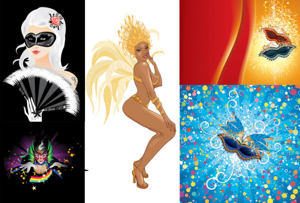 ペルソナ &amp; 麻衣子のベクター材料