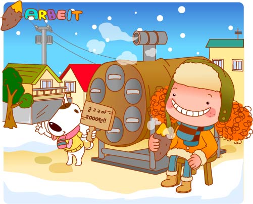 ベクター 9 住んでいる少女のバルク