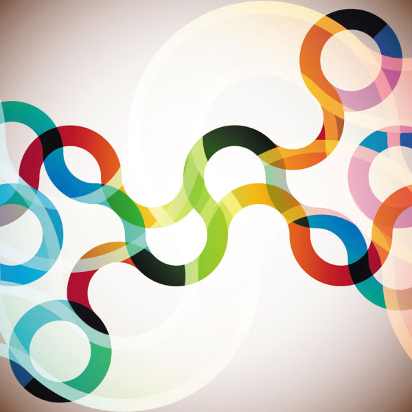 色リング 04 - ベクター素材