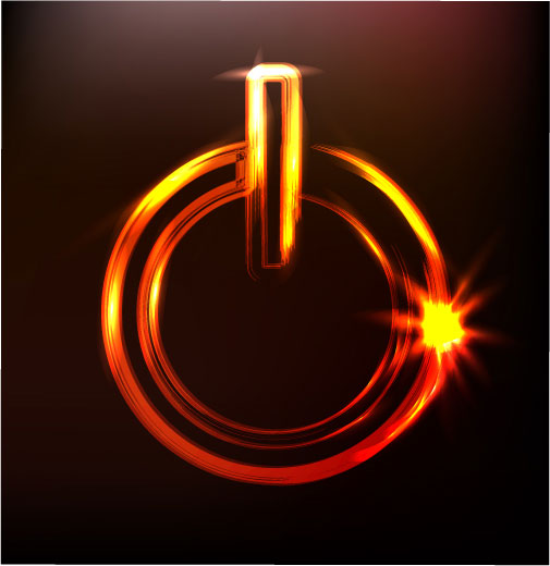 まぶしさのベクター素材の切り替え