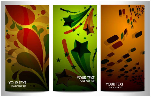 ベクター カラフルな動的グラフィックス カード 01 - の動向