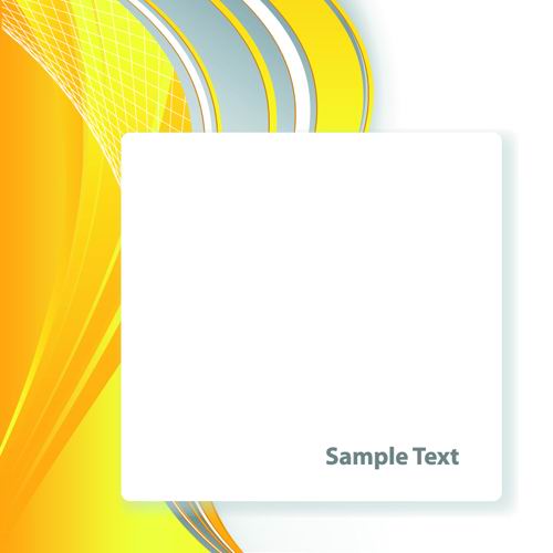 明るい黄色の線テキスト ボックス ベクター 3 無料素材イラスト ベクターのフリーデザイナー