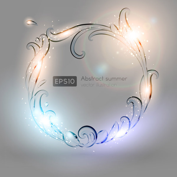 光のスプレー材料 03 - ベクター