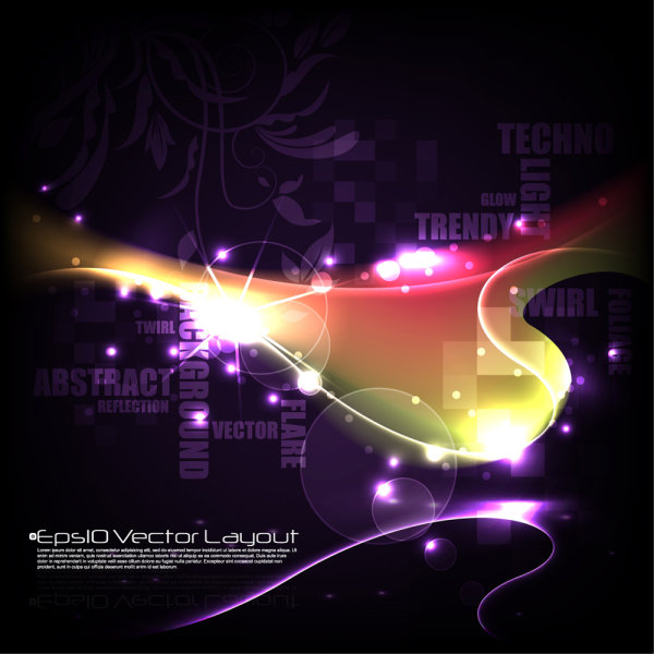 カラフルな背景素材 02 - ベクターします。