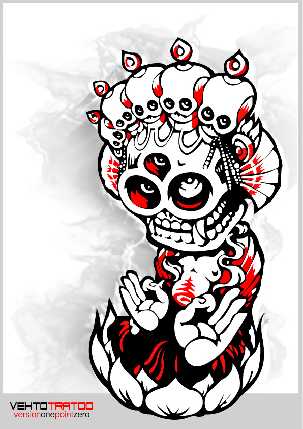 ヒンドゥー教の神々 - ベクターします。