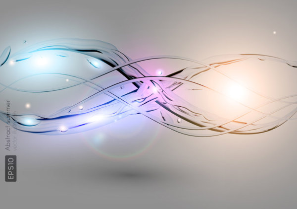 光のスプレー材料 02 - ベクター