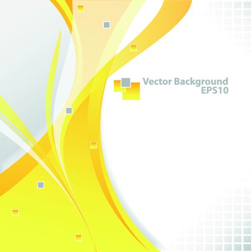 明るい黄色の線テキスト ボックス ベクター-4