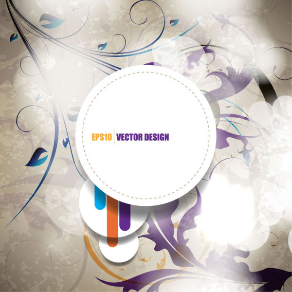 バック グラウンド クラシック パターン 01 - ベクター素材