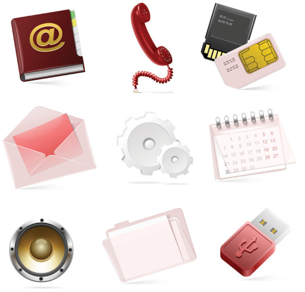 ハイテクのアイコン - ベクター素材