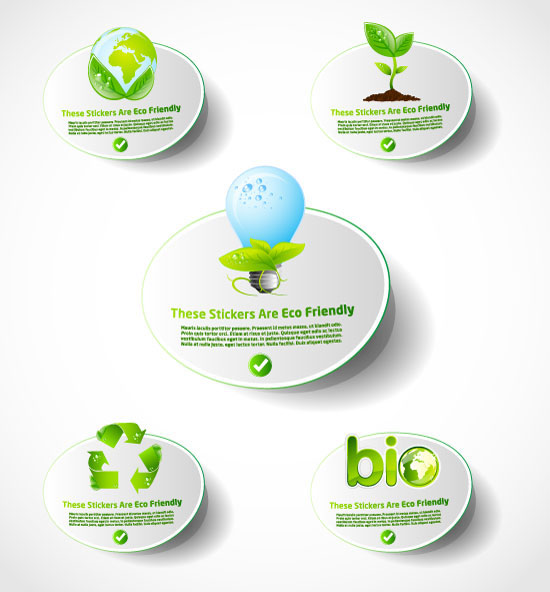 環境の低炭素生活のアイコン ベクター材料 2 無料素材イラスト ベクターのフリーデザイナー
