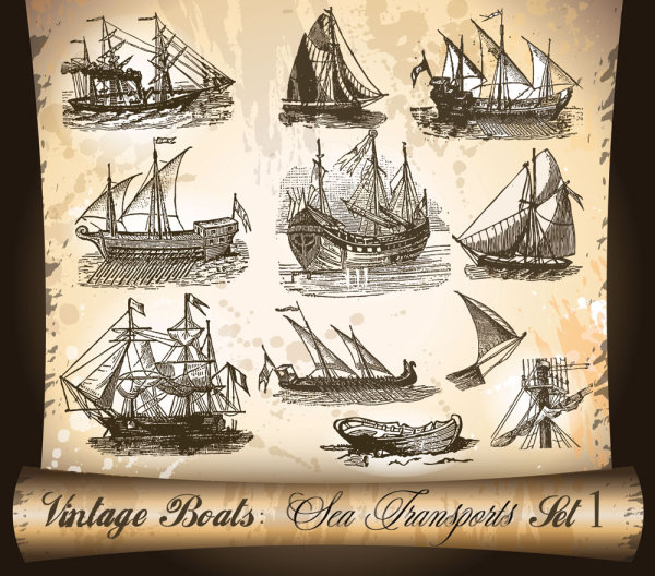 古典輸送 02 - ベクター素材