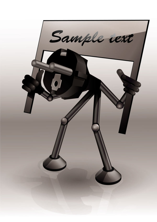 漫画プラグ 05 - ベクター素材