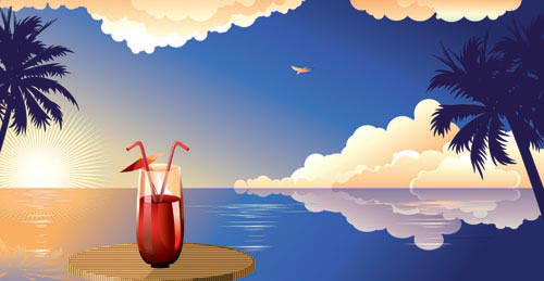 漫画のドリンク 05 - ベクター素材