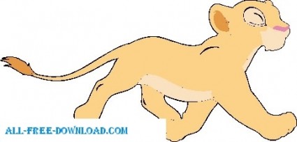 ライオン キング NALA001 ベクター漫画 - 無料ベクター