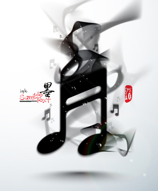 インク音楽的要素 04 - ベクター