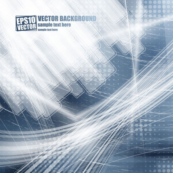 華麗な動的フロー線背景 01 - ベクターします。