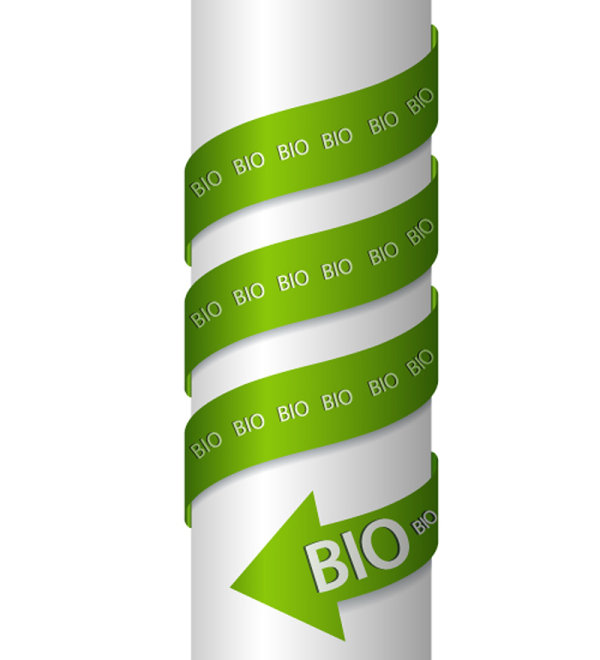 緑ステレオ指示ラベル 04 - ベクター素材