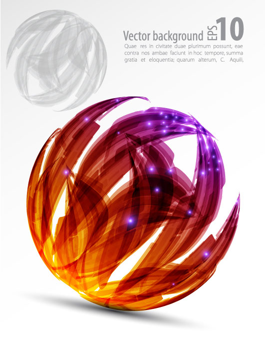 カラフルな背景 04 - ベクター素材