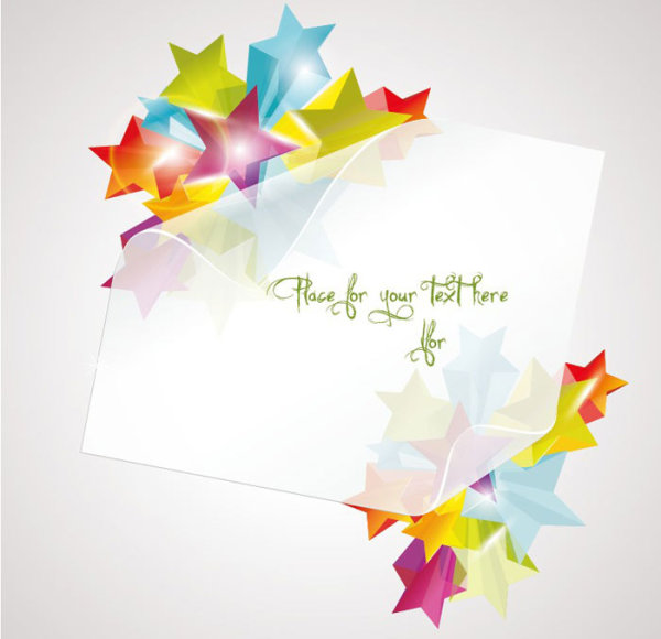 華麗な動的ペンタグラム 03 - ベクター素材