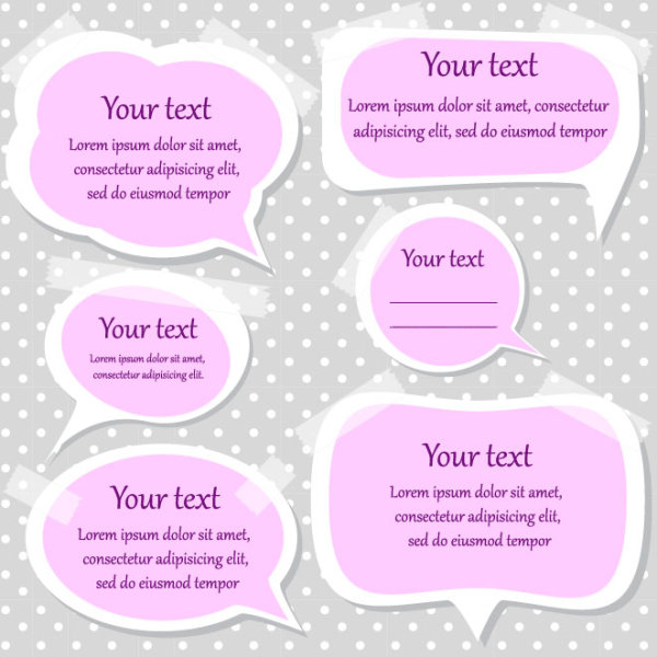 単純なダイアログ ボックス 03 - ベクター素材