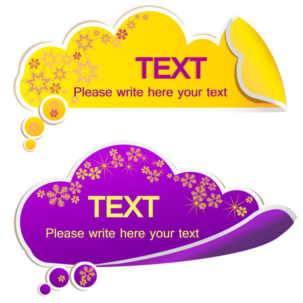 絶妙なステッカー 03 - ベクター素材