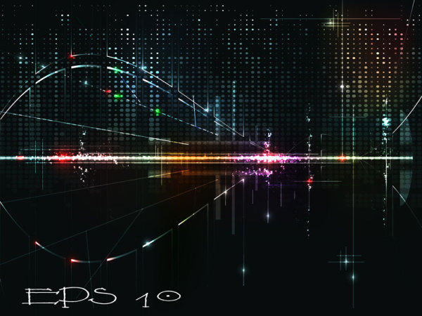 ブライト グレア効果 02 - ベクター素材