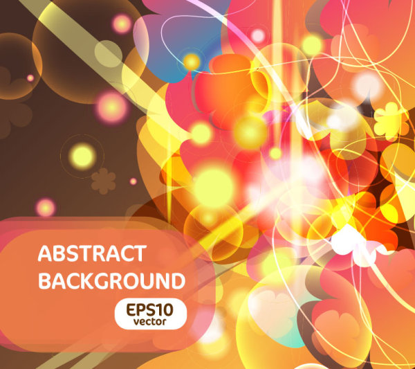 明るい傾向ハロー背景 04 - ベクター素材