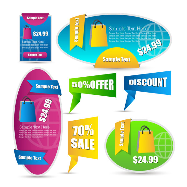 ファッションレーベル 02 - ベクター素材