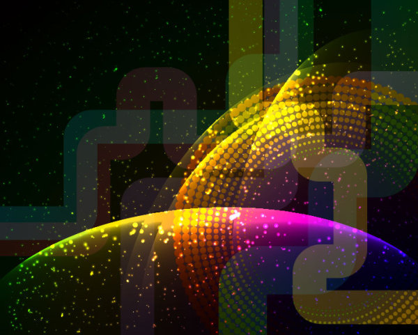 明るい背景 01 - ベクター素材