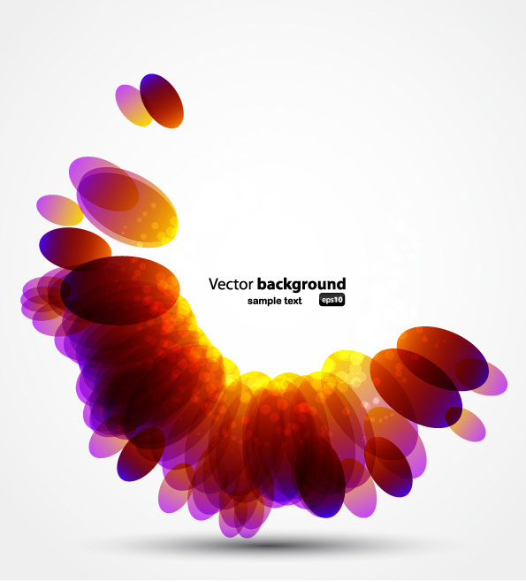 カラフルな背景 02 - ベクター素材