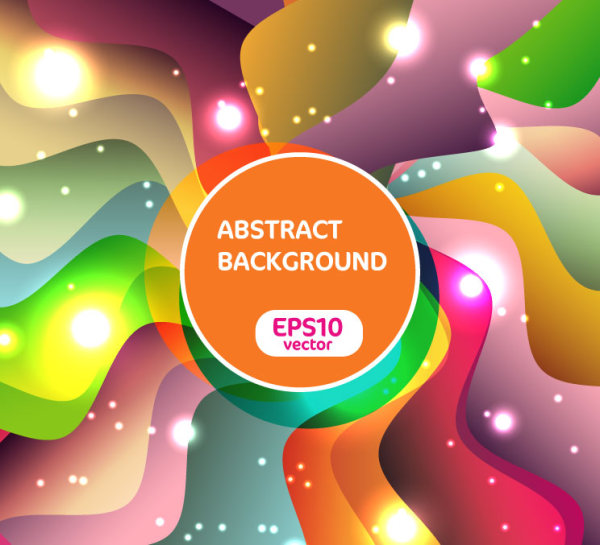 明るい傾向ハロー背景 05 - ベクター素材