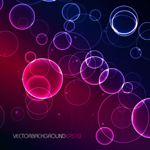 華麗なハロー背景 01 - ベクター素材