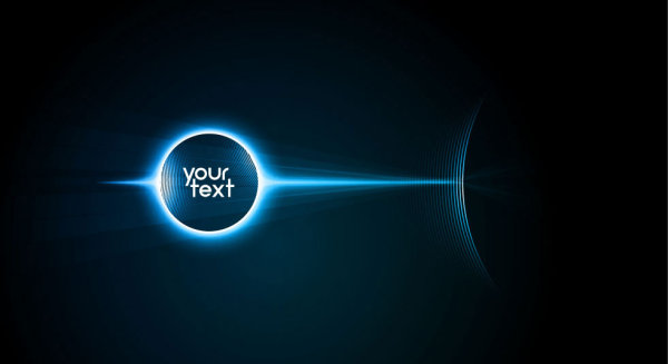 明るい照明効果 03 - ベクター素材